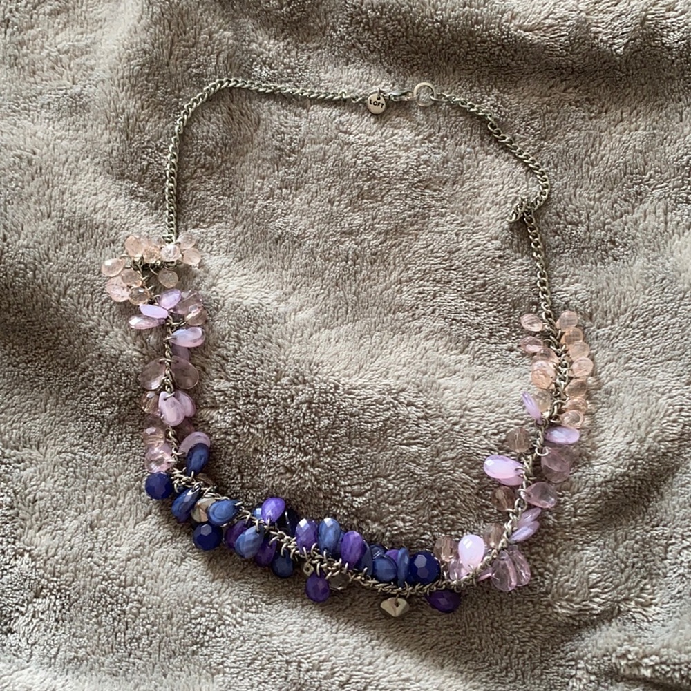 Ombré purple necklace